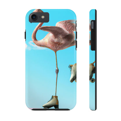 "Flamingo Skates!" - The Alien Tough Phone Cases