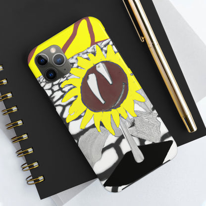 "Un girasol que se marchita en un campo reseco" - The Alien Tough Phone Cases