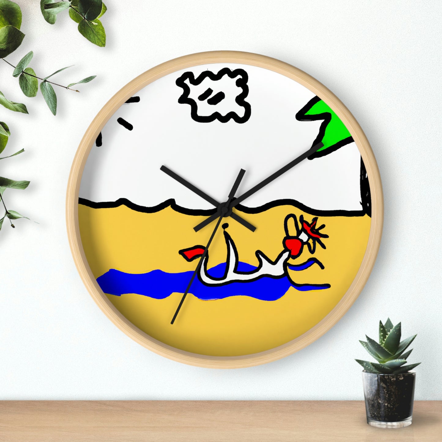 Mermaid's Solitude Island. - The Alien Wall Clock