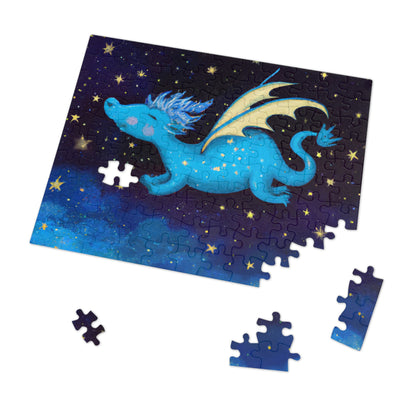 "Drifting Among the Stars: The Story of a Baby Dragon" - The Alien Jigsaw Puzzle