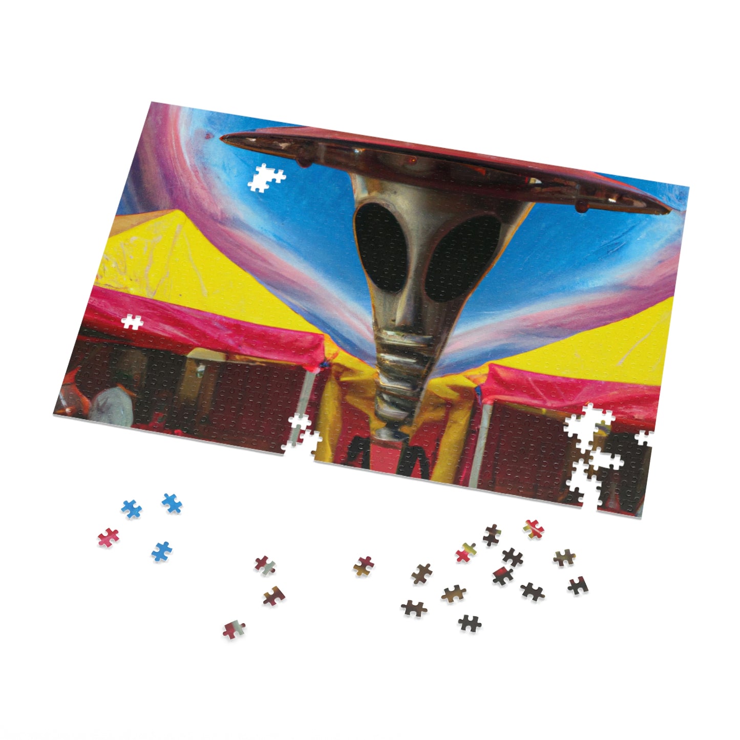 "Fair Invaders: A Cosmic Crash Course" - The Alien Jigsaw Puzzle