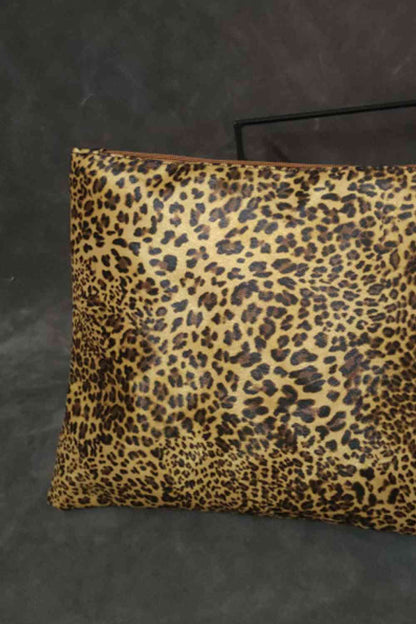 Clutch aus PU-Leder mit Leopardenmuster