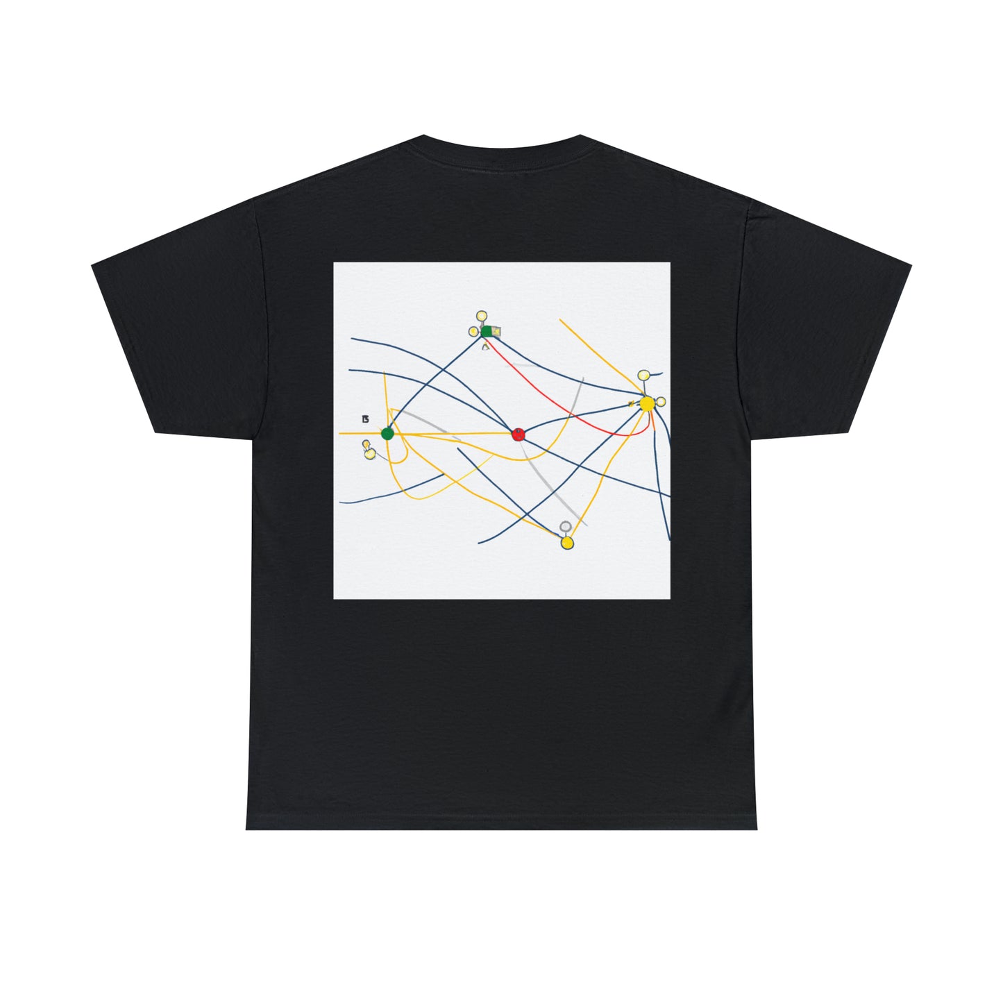 "Exploring the Dynamic Topology: Artful Visualization of a Network Structure." - The Alien T-shirt