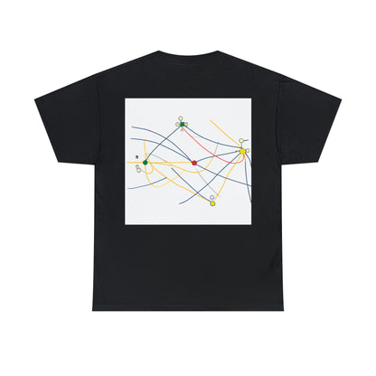 "Exploring the Dynamic Topology: Artful Visualization of a Network Structure." - The Alien T-shirt