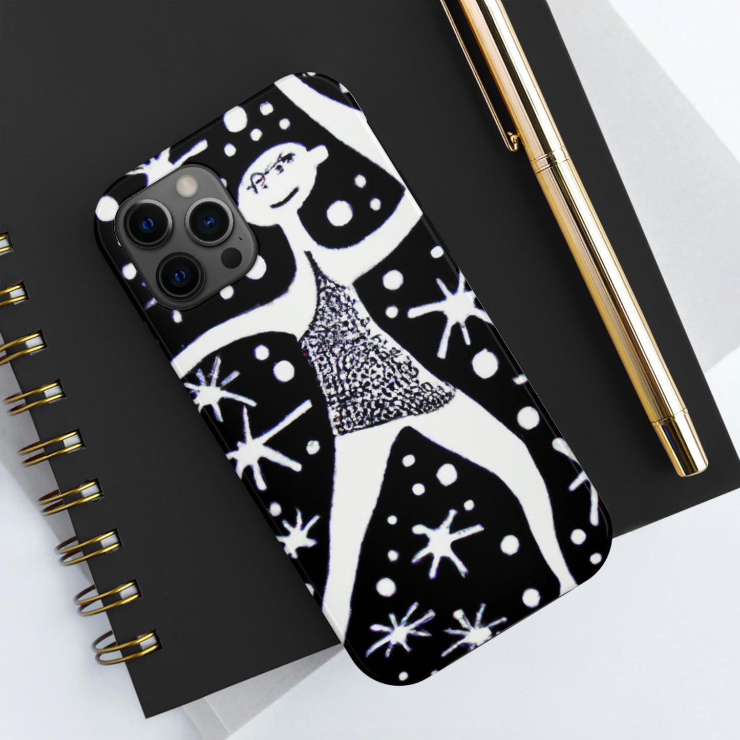 „Dancing Among the Galactic Light“ – The Alien Tough Phone Cases