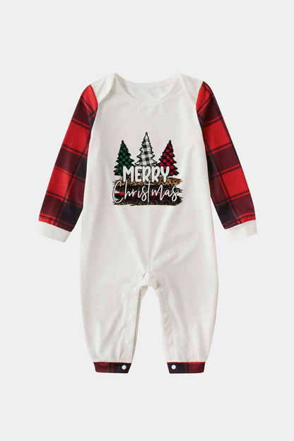 Jumpsuit mit MERRY CHRISTMAS-Grafik