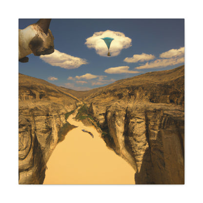 "Feline Flight Over the Grand Gulch" - The Alien Canva