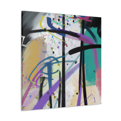 "Abstract Reflections: Battling My Difficult Situation" - Canvas