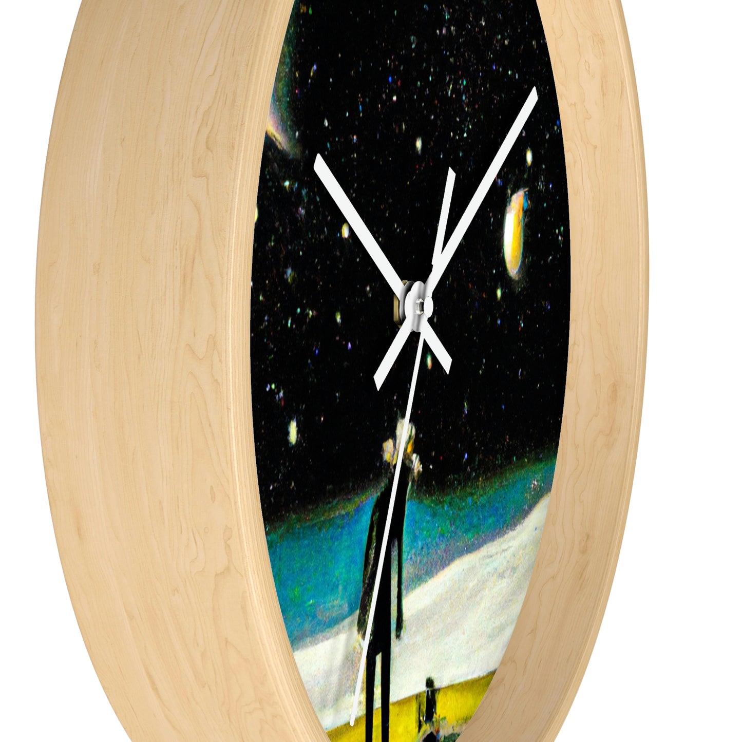 "Un alma perdida conectada a los cielos" - El reloj de pared alienígena