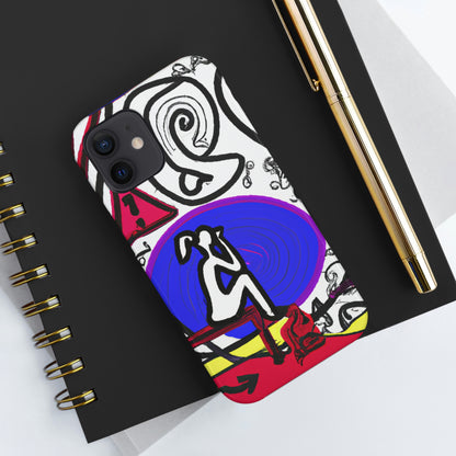 "Alone in the Park: Pondering Life's Challenges" - The Alien Tough Phone Cases