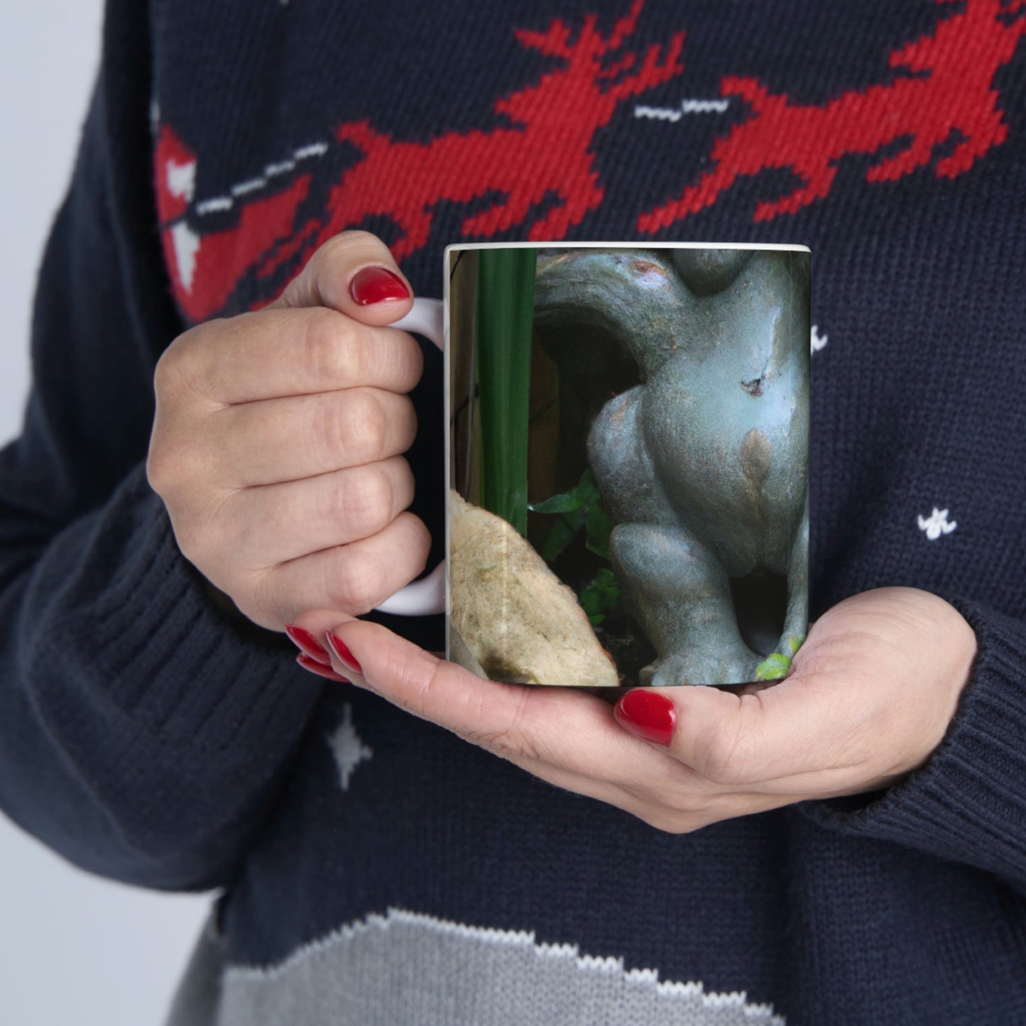 "Guardian of the Secret Garden" - The Alien Ceramic Mug 11 oz