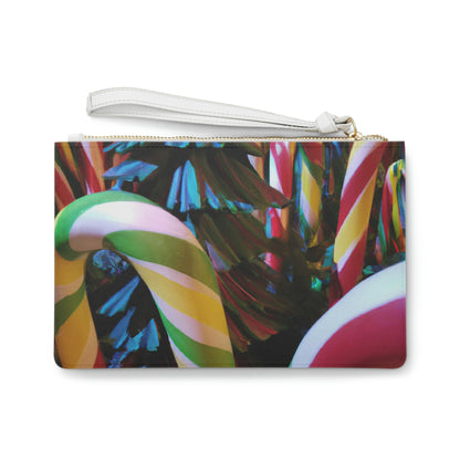 "Candy Cane Wonderland" - The Alien Clutch Bag