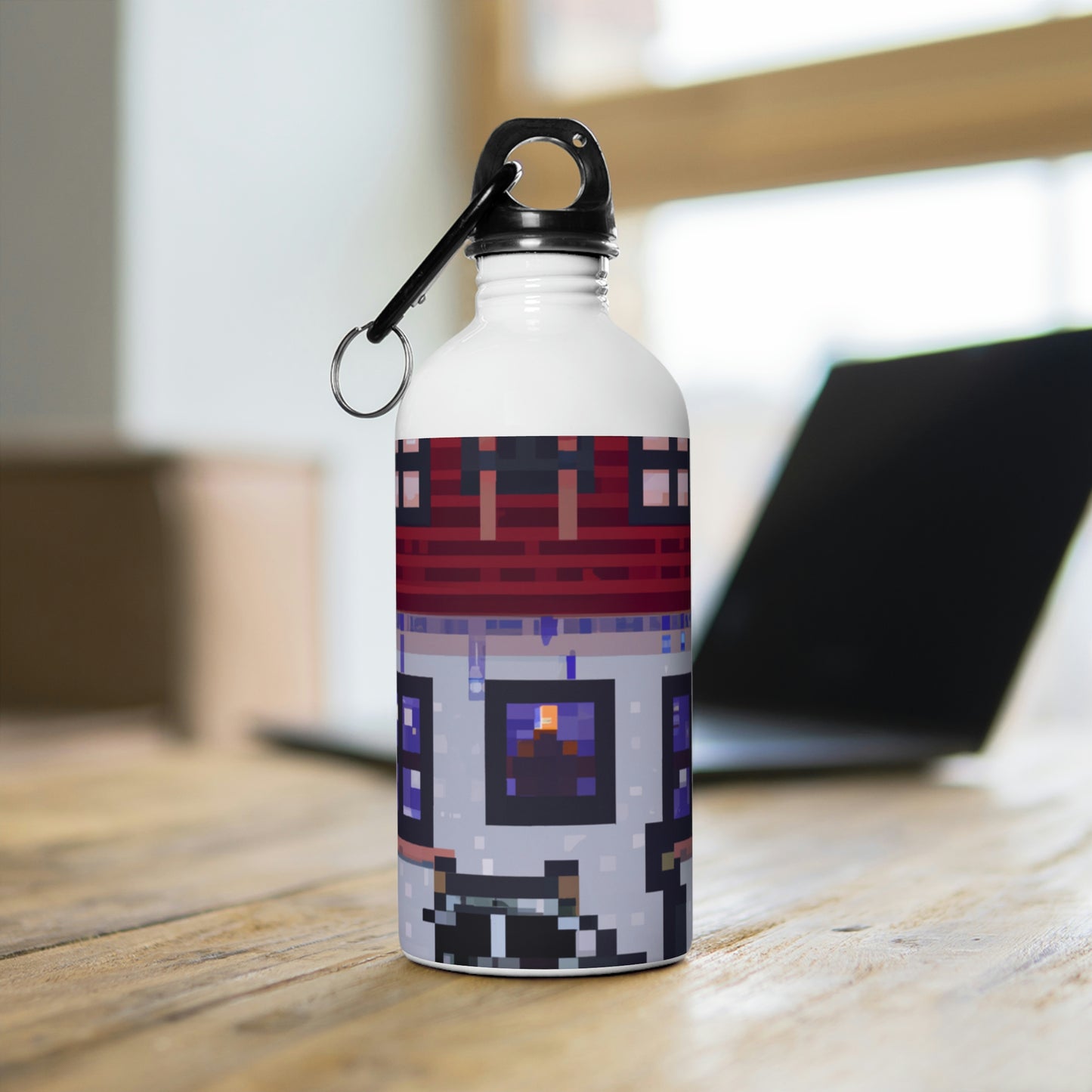 "Caper in the Mansion: A Raccoon's Adventure" - The Alien Stainless Steel Water Bottle