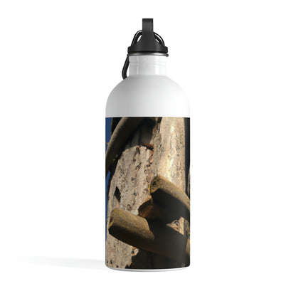 "Kitty in the Ruins" - The Alien Stainless Steel Water Bottle