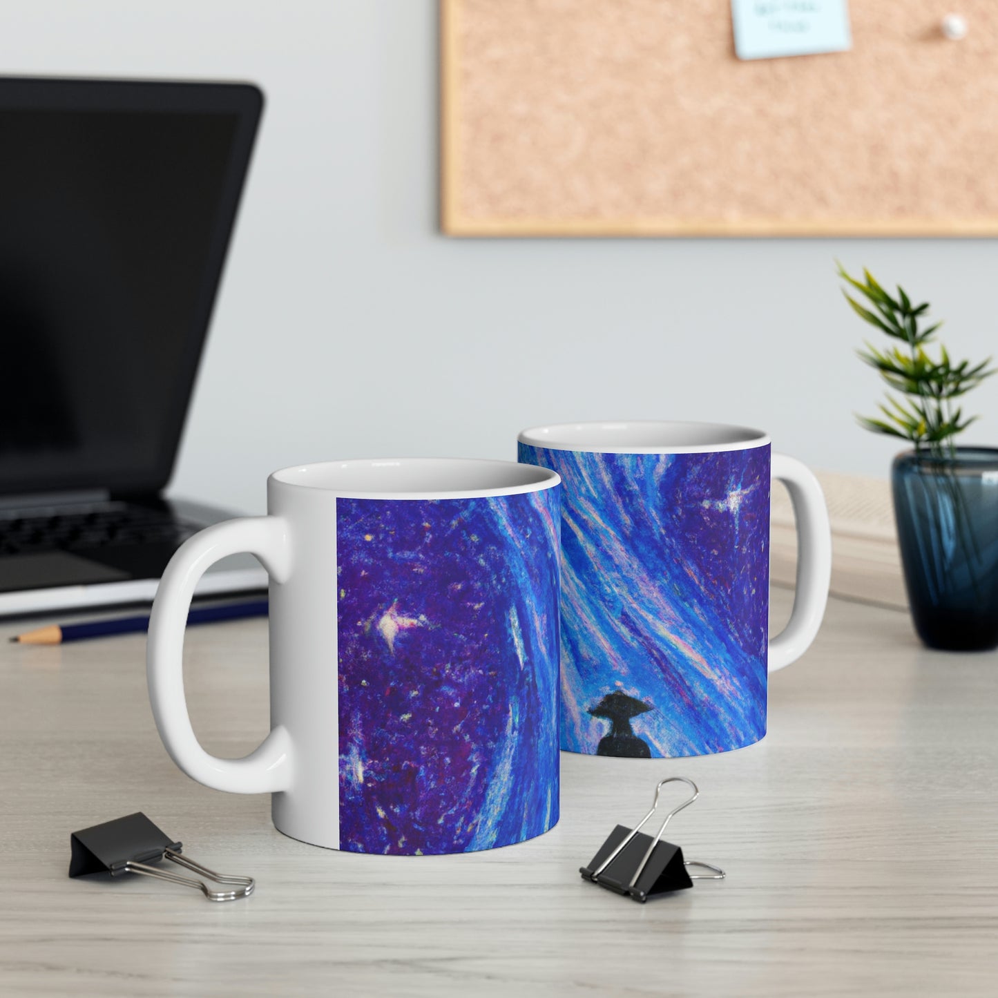 Taza de cerámica "A Starlit Solace" - The Alien 11 oz