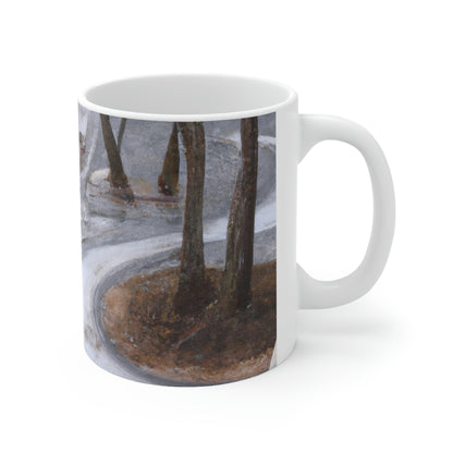 Frozen in Time: The Forgotten Forest - The Alien Taza de cerámica 11 oz