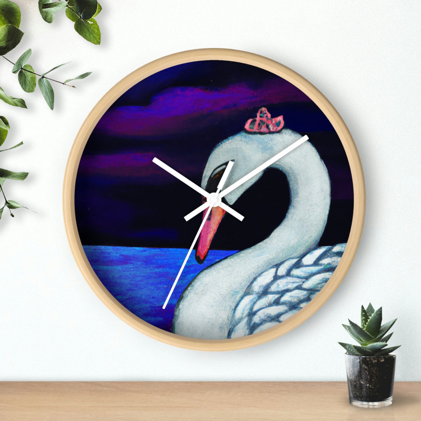 "A Swan's Lament: The Widowed Heavens" - The Alien Wall Clock