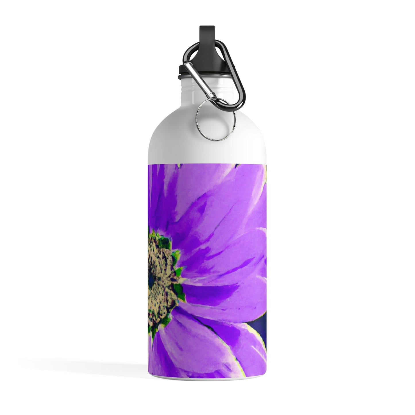 Purple Petals Popping: Create an Eye-Catching Daisy-Rose Fusion - The Alien Stainless Steel Water Bottle