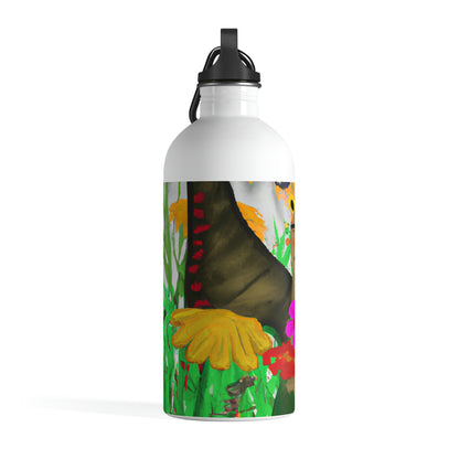 "Butterfly Ballet in the Wildflower Meadow" - The Alien Stainless Steel Water Bottle