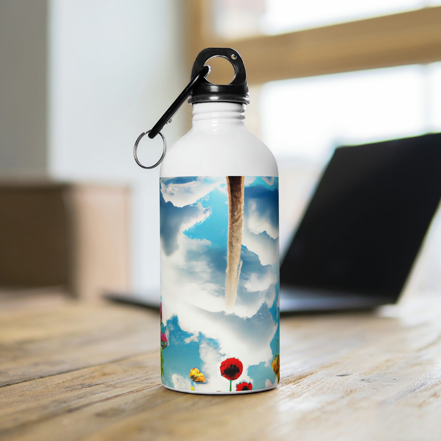 Rainbow Sky Garden - The Alien Stainless Steel Water Bottle