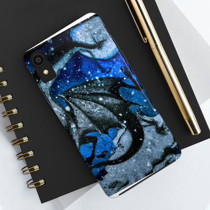 "Frosted Moonlight Dragon" - Die Alien Tough Phone Cases