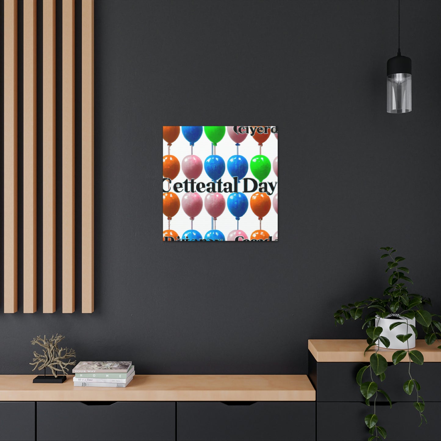 Rainbow Balloon Artist - Canvas