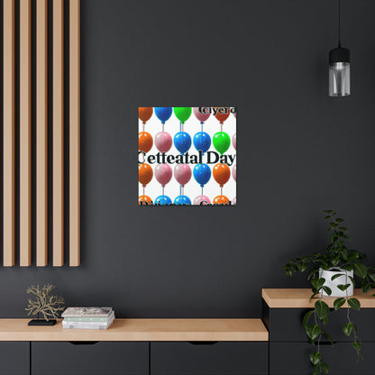 Rainbow Balloon Artist - Canvas