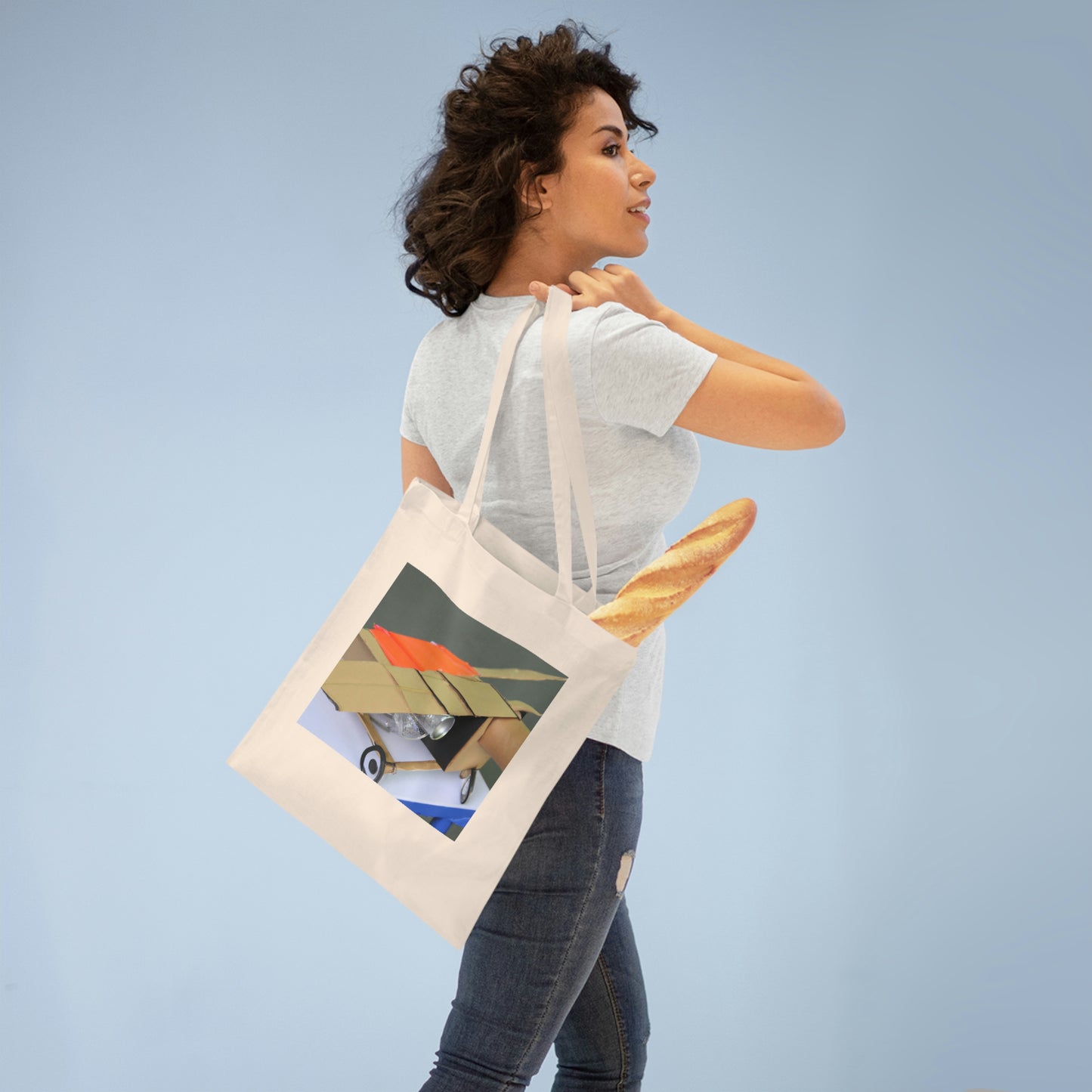 "Building a Better Flyer: Crafting a Recycled Flying Machine" - The Alien Tote Bag