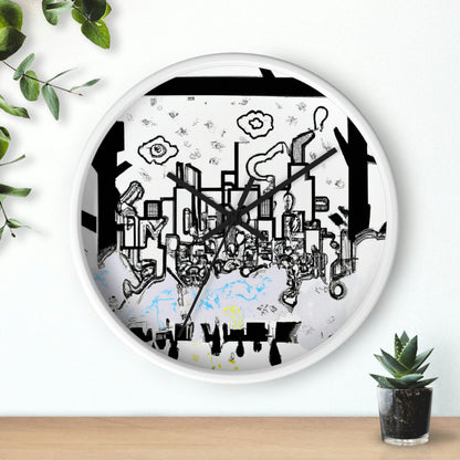 "Ghostly Haze: The Forgotten City". - The Alien Wall Clock