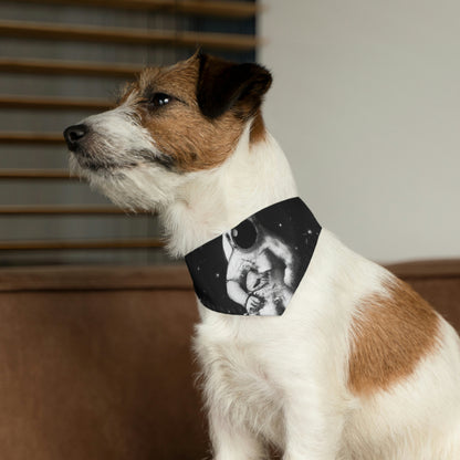 "A Celestial Sea Dance" - El collar de bandana para mascota alienígena