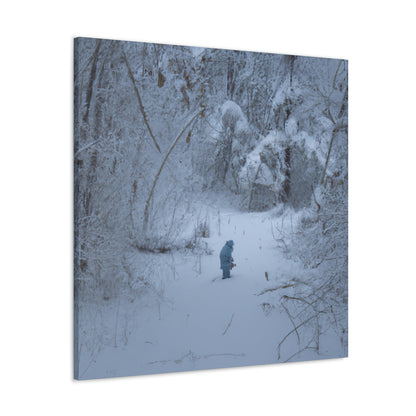 A Child in the Snow. - The Alien Canva