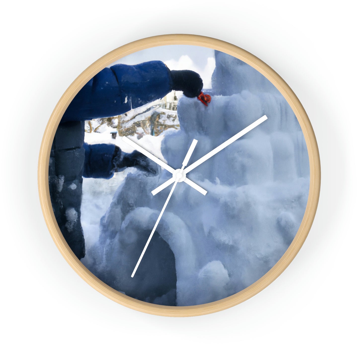 Magical Winter Wonderland - The Alien Wall Clock