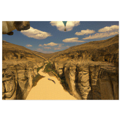 "Feline Flight Over the Grand Gulch" - The Alien Jigsaw Puzzle