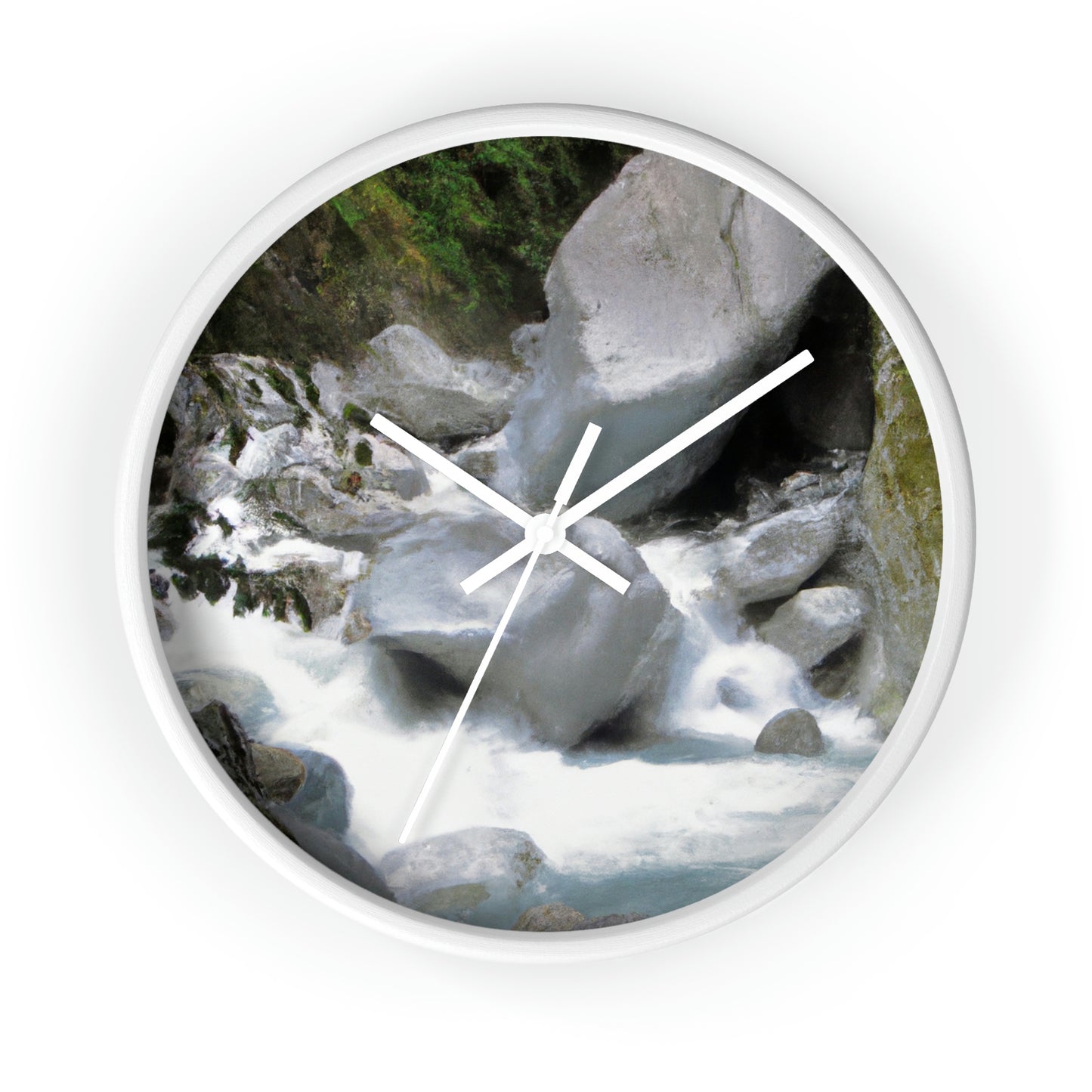 "Canyon Chaos: The Rockslide Race" - The Alien Wall Clock