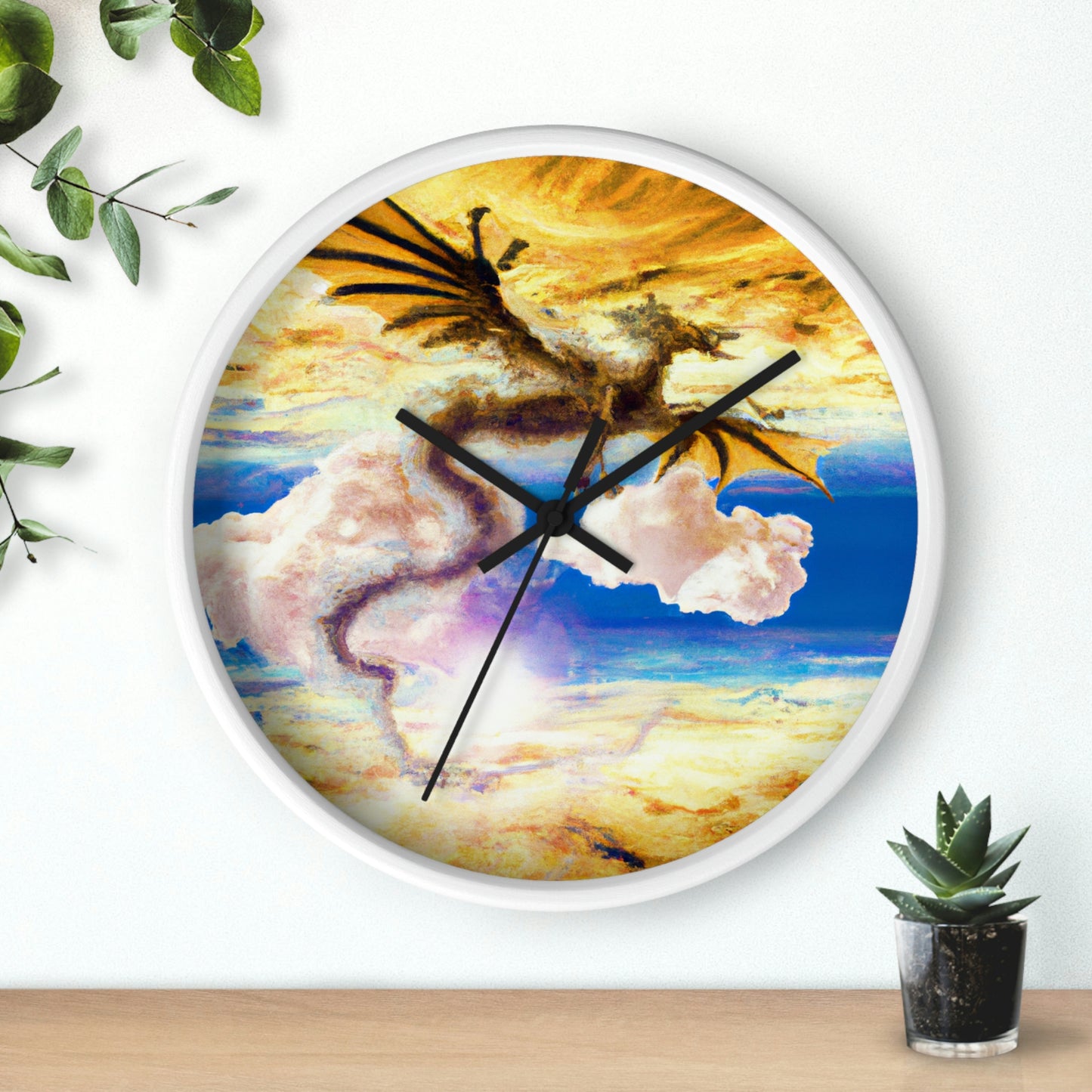 "A Heavenly Blaze with a Mystic Dragon" - The Alien Wall Clock