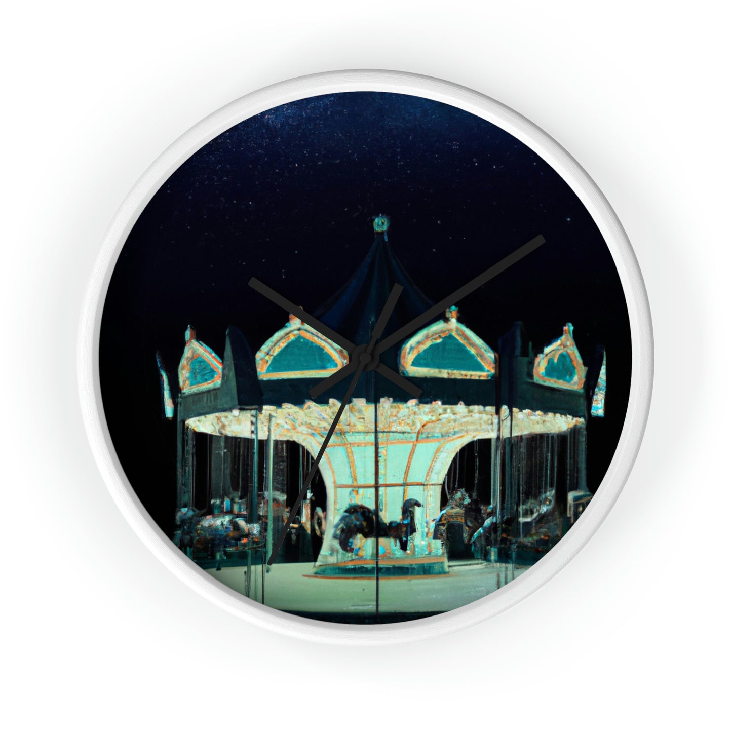 "A Lonesome Carousel Under Shining Stars" - The Alien Wall Clock