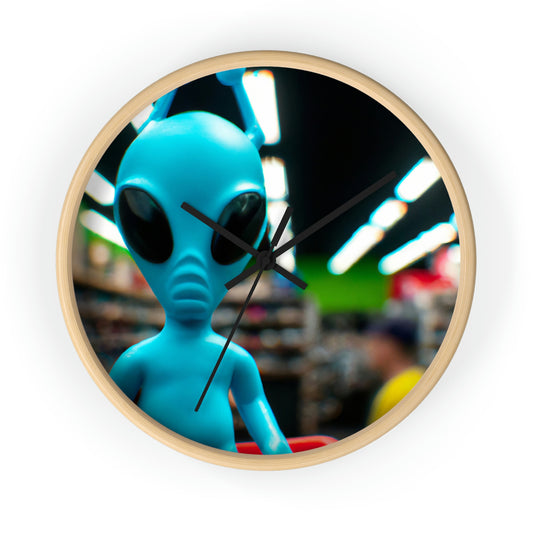 "Lost in Toyland" - Die Alien-Wanduhr