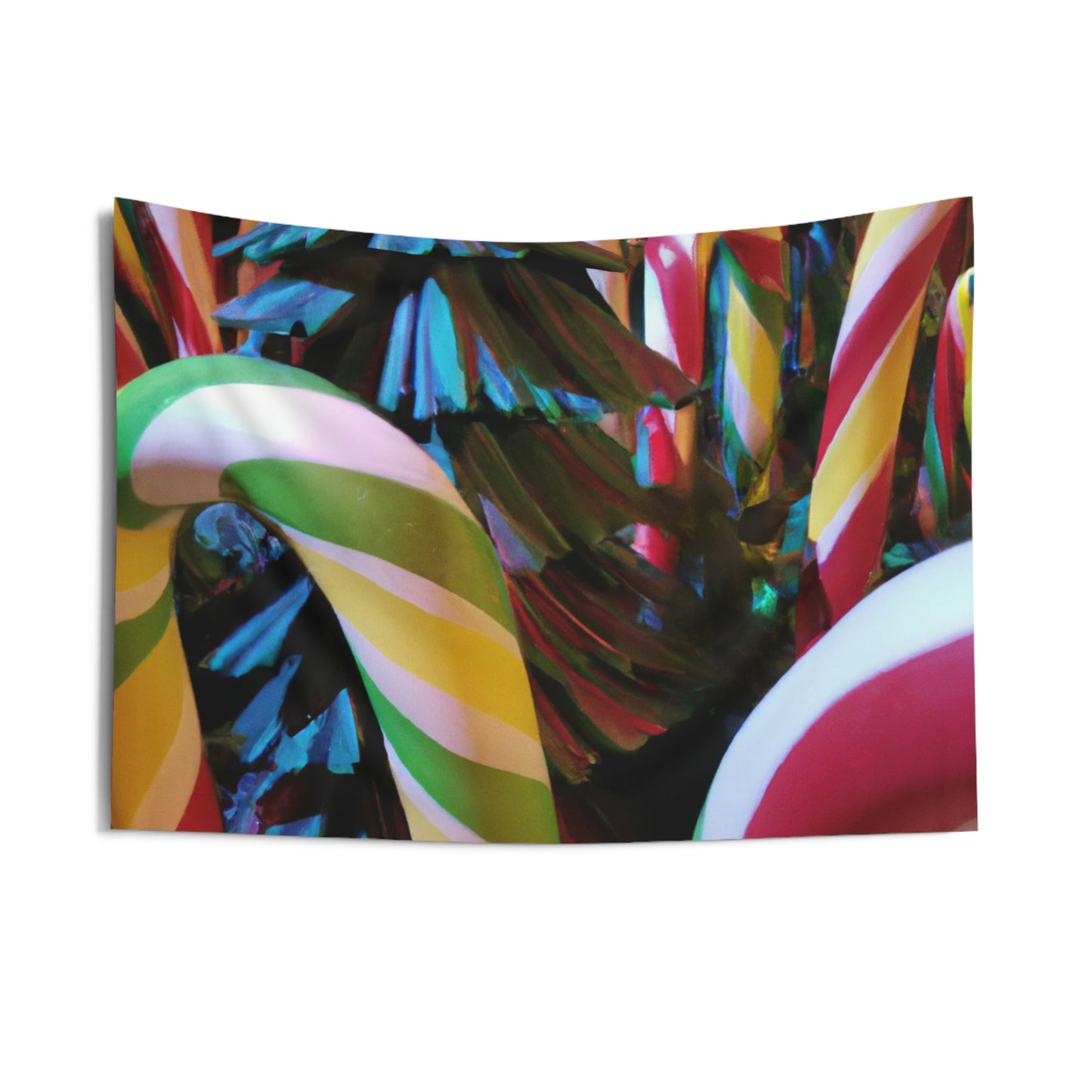 "Candy Cane Wonderland" - The Alien Wall Tapestries