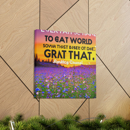 "Gratitude at Sunrise" - Canvas