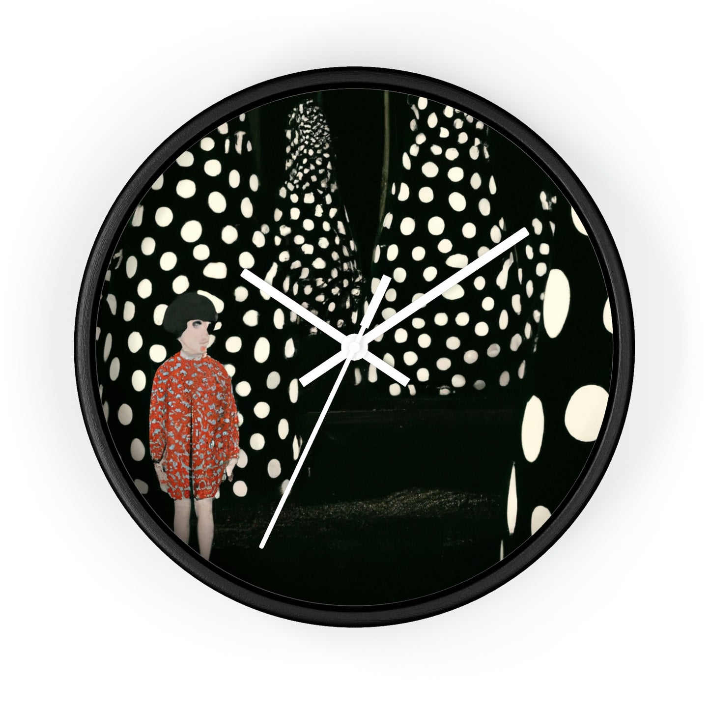 Staring Into The Night Woods - The Alien Wall Clock