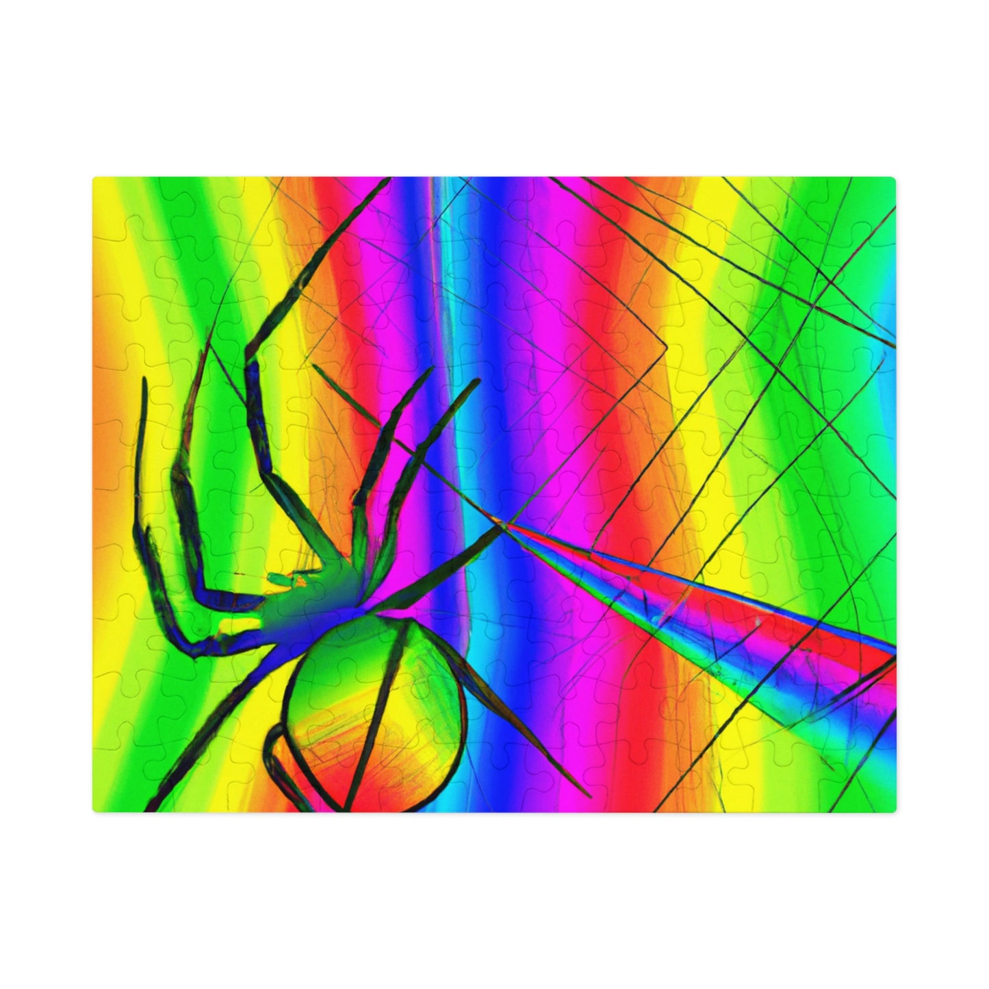 "A Spinnerette's Prismatic Web" - The Alien Jigsaw Puzzle