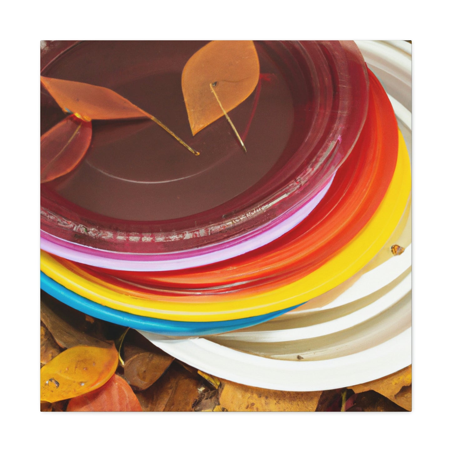 "Autumn Splendor Plates" - The Alien Canva