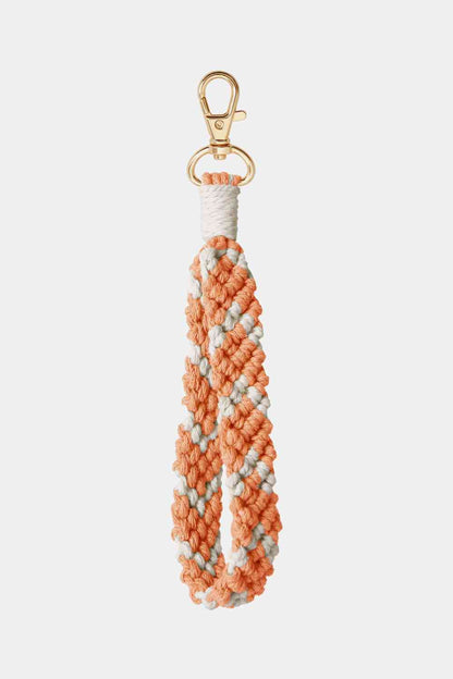 Macrame Wristlet Key Chain