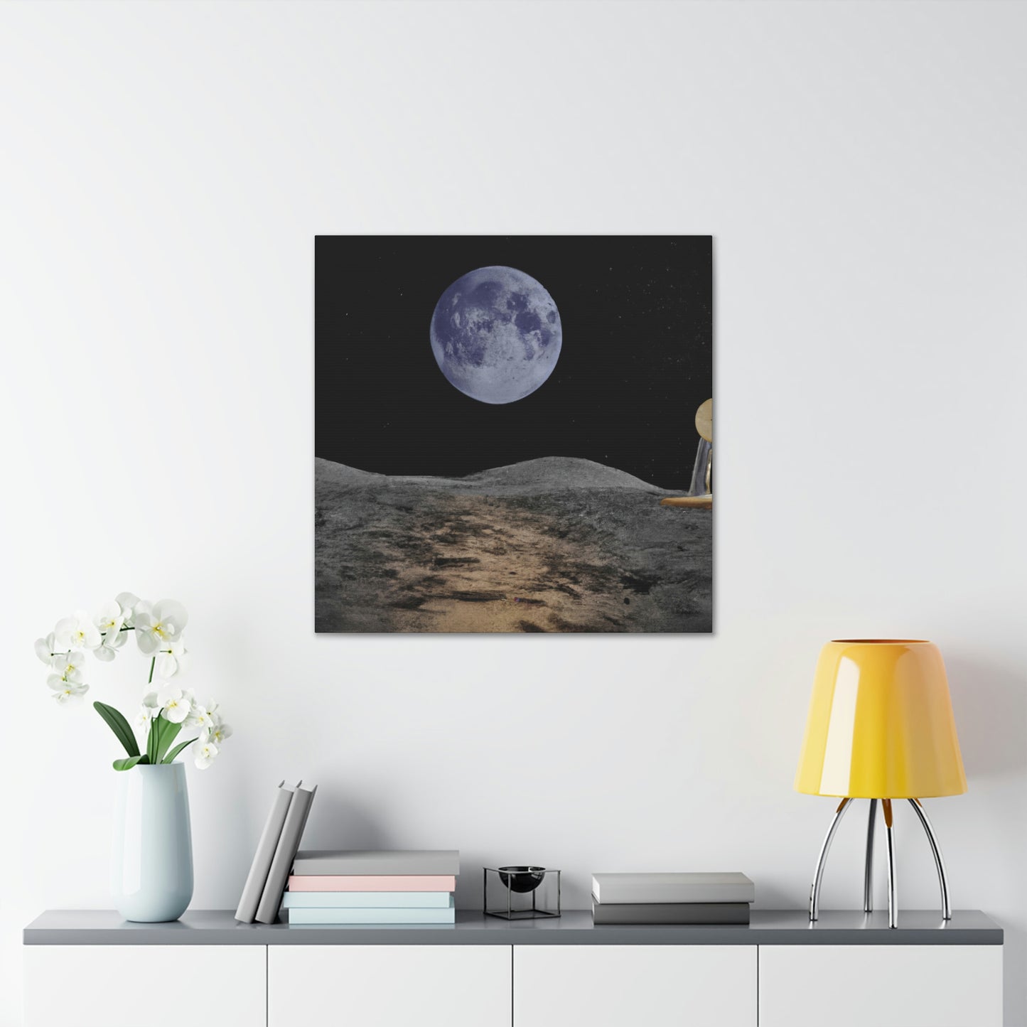 "Reise zum Mond - Erkundung einer Mondlandung" - The Alien Canva