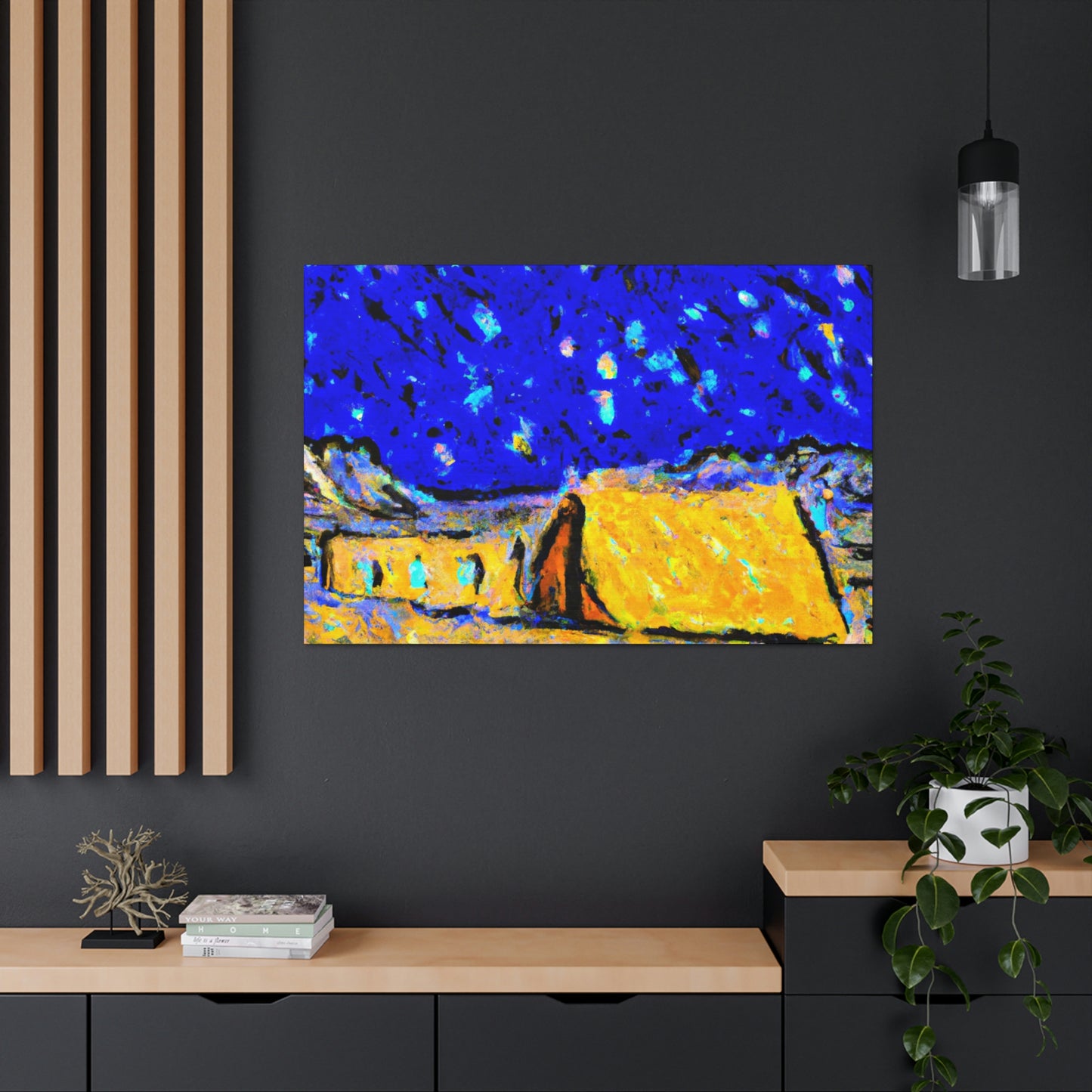 "Enchanted Sands of the Night Sky" - The Alien Canva