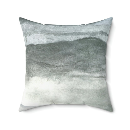 "A Sea of Turmoil: A Heron's Restlessness". - The Alien Square Pillow