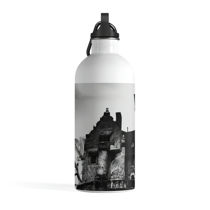 "Castle of Mystifying Secrets: A Haunted Adventure" - The Alien Stainless Steel Water Bottle