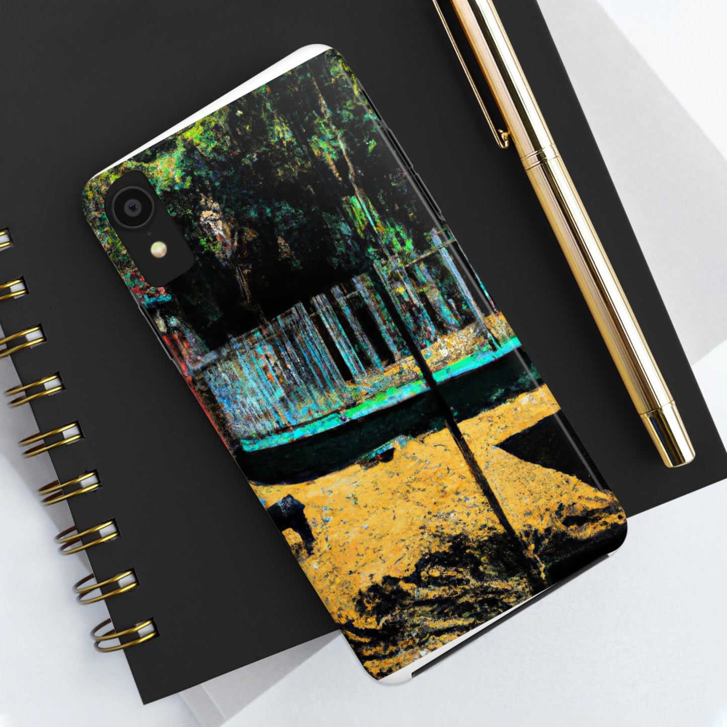 "Lost in the Shadows of Oblivion: A Journey Through the Abandoned Zoo" - The Alien Tough Phone Cases