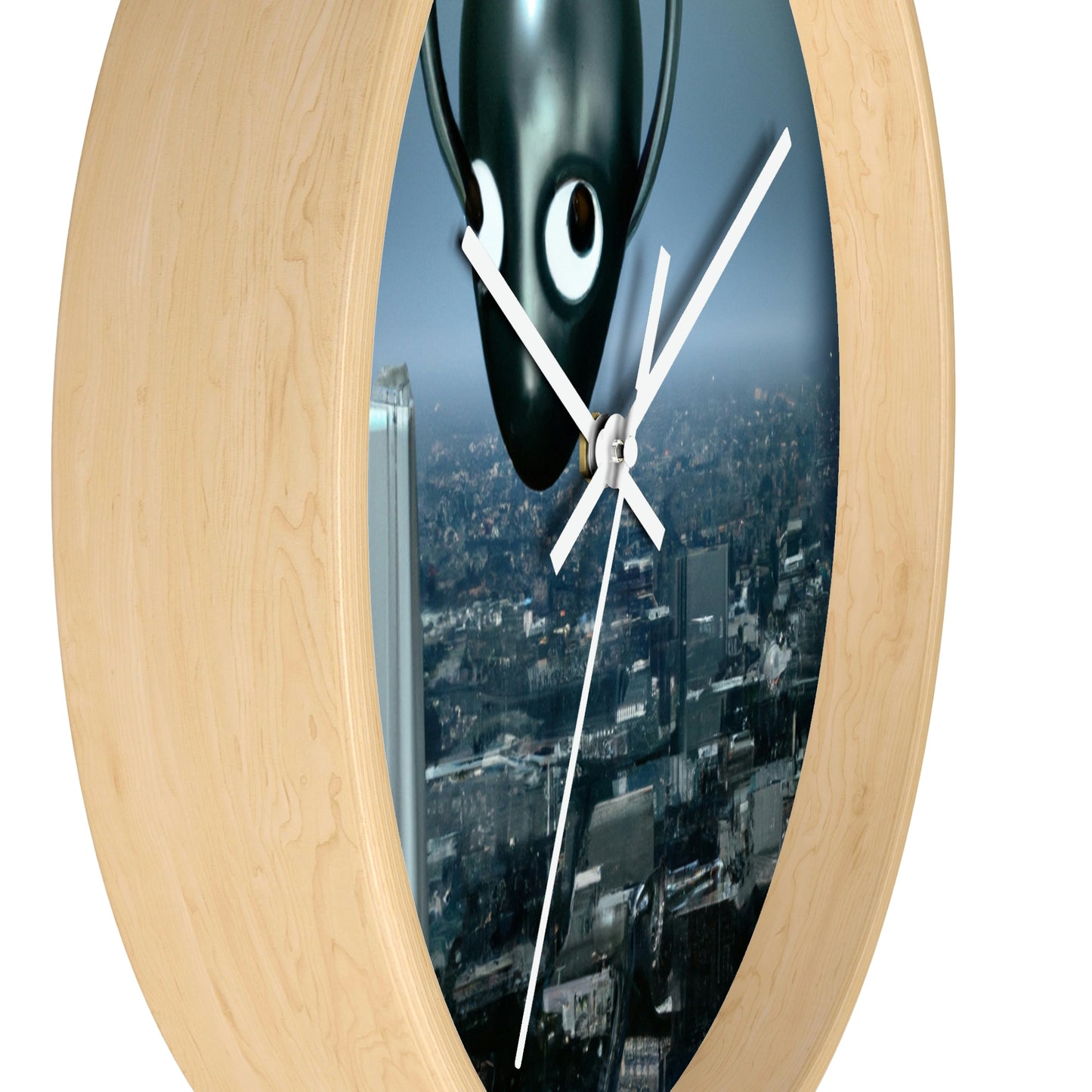 "A Distant Spark: An Alien's Search for Sanctuary in the City." - The Alien Wall Clock