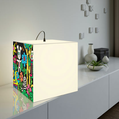 The Enchanted Garden of Wonders. - The Alien Light Cube Lamp